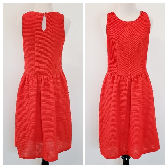 Anthropologie Dresses & Skirts - Anthropologie Bordeaux Dress Tangerine sz M   L1